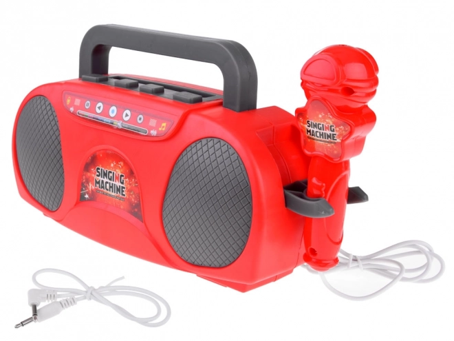 Kinder radio met draadloze luidspreker en microfoon
