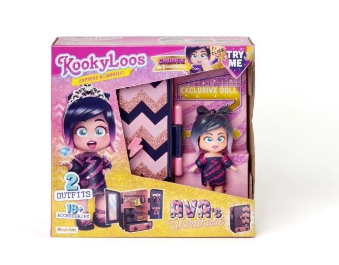 Speelset met pop KookyLoos Ava