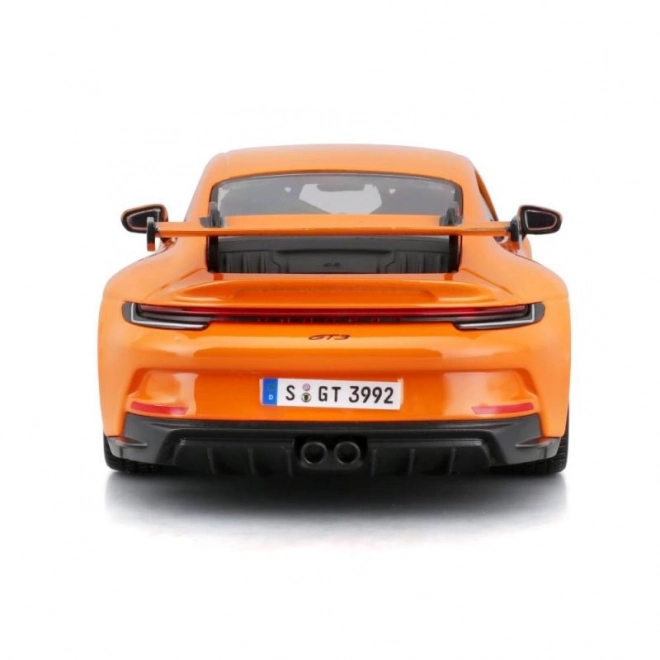 Bburago Porsche 911 GT3 model oranje 1:24