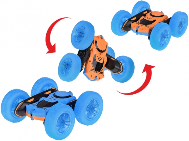 Leuk autootje 360 graden met verlichte wielen