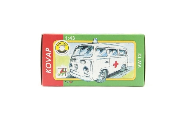 Kovap retro ambulance VW 1:43