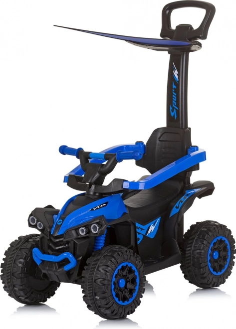 Chipolino loopfiets met duwstang en kap blauw