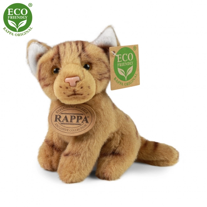 Pluchen kat 14 cm zittend ECO-VRIENDELIJK