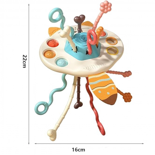 Sensorisch speelgoed vos Montessori voor baby's