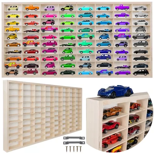 Houten plank voor autootjes