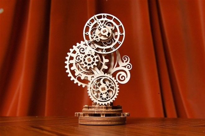 Ugears 3D houten mechanische puzzel Steampunk klok