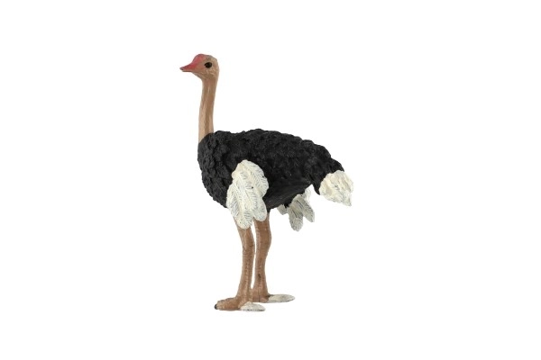 Struisvogel tweeteense zoetgegoten kunststof 11cm in zak