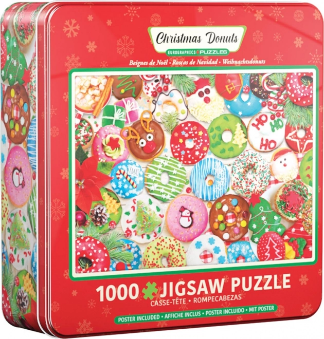 EUROGRAPHICS Puzzel Kerstdonuts 1000 stukjes