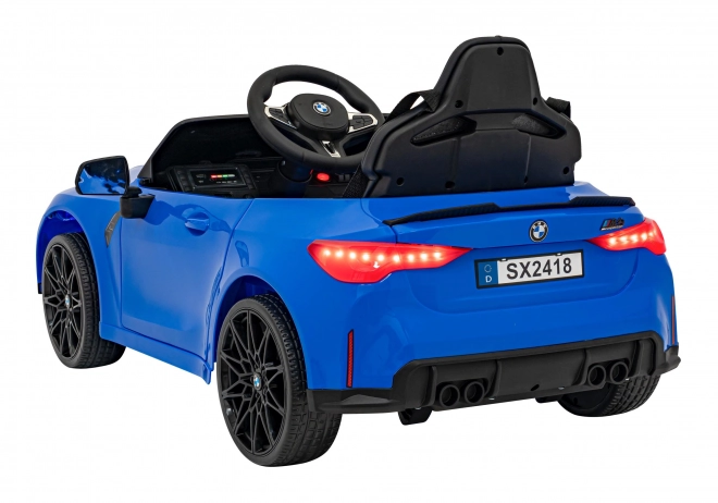 BMW M4 Witte Voertuig – Blauw