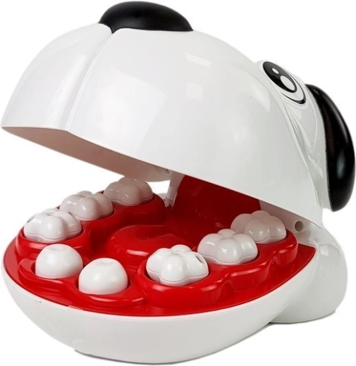 Hondenkop met uitneembare tanden