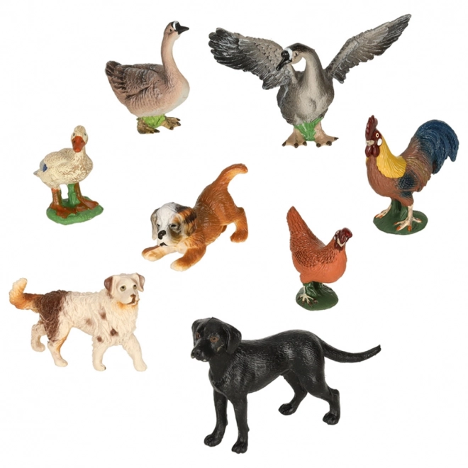 Dierenwereld set figuren - speelset 28 stuks