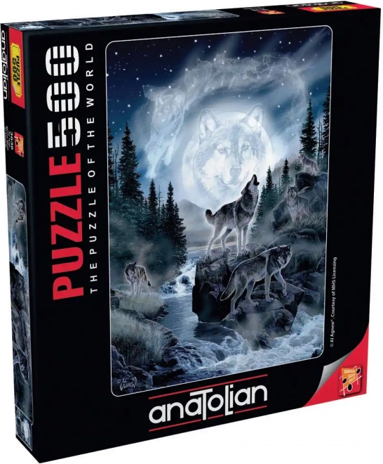 Puzzel Maanwolf 500 stukjes