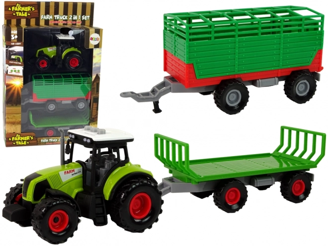 Tractor met aanhanger Boerderij