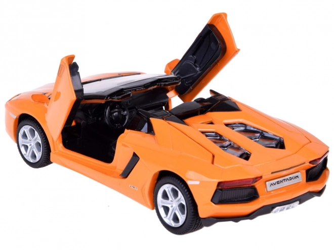 Metaal modelauto Lamborghini Aventador Roadster 1:32 interactief
