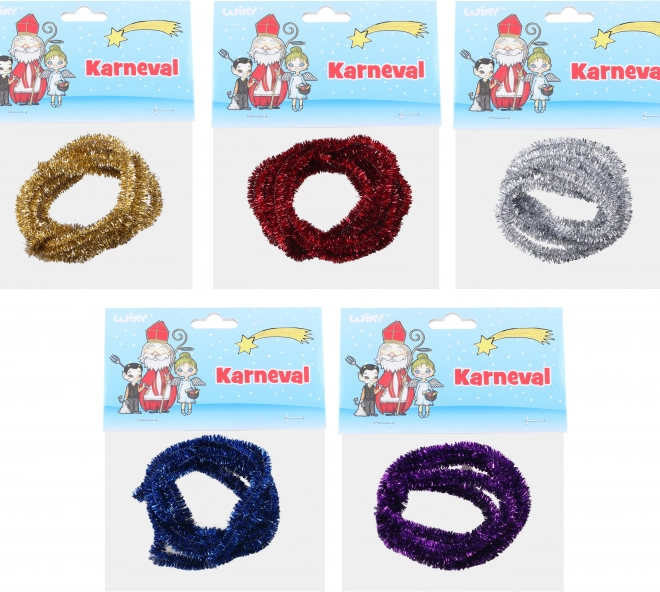 Metallic chenille 10 mm, Lengte 1,5 m