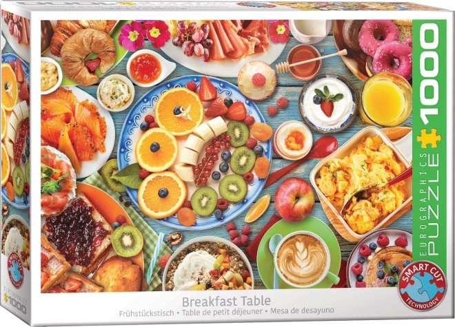 Puzzle EUROGRAPHICS - Ontbijt, 1000 stukjes