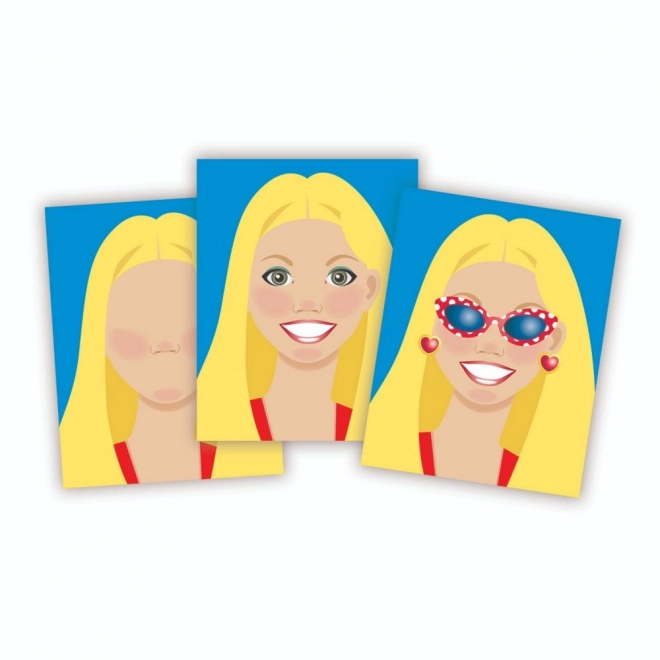 Stickervel set voor meisjes - Gezichten