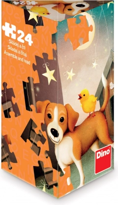 Dino Puzzel Verdwaald Kuikentje 24 Stukjes