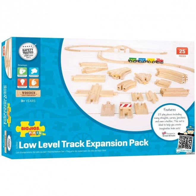 Bigjigs Rail Houten Spoor Set 25 stuks