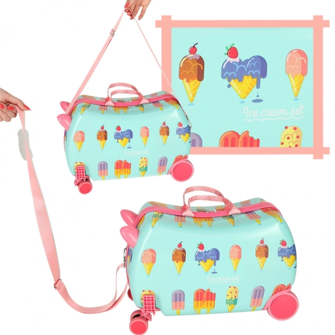 Kindertrolley met ijsjesthema