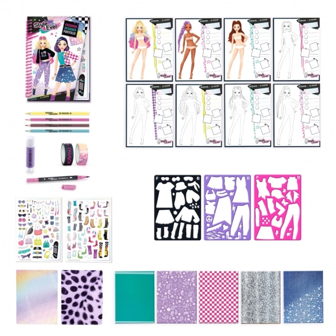 Stijlvolle set voor modeontwerpers
