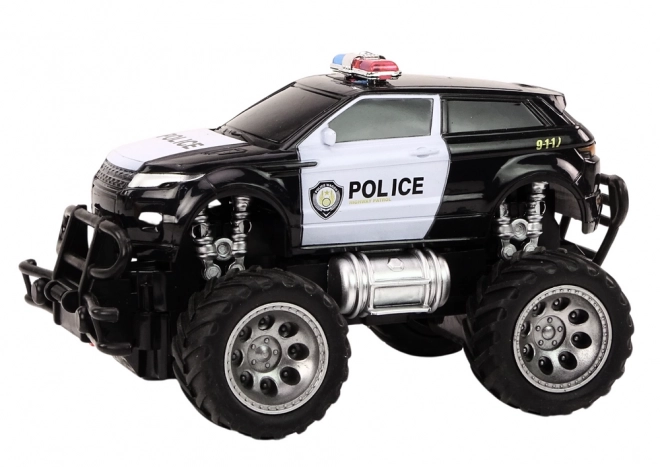 RC terrein politieauto met afstandsbediening 1:24
