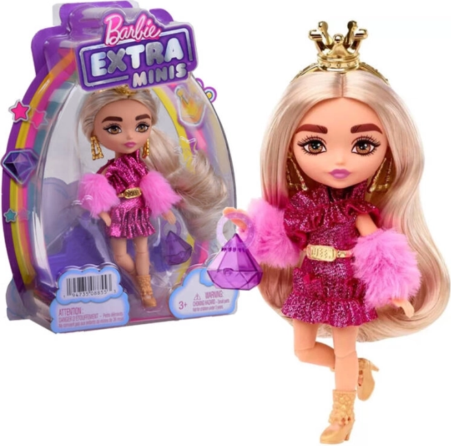 Barbie Extra Minis in roze jurk