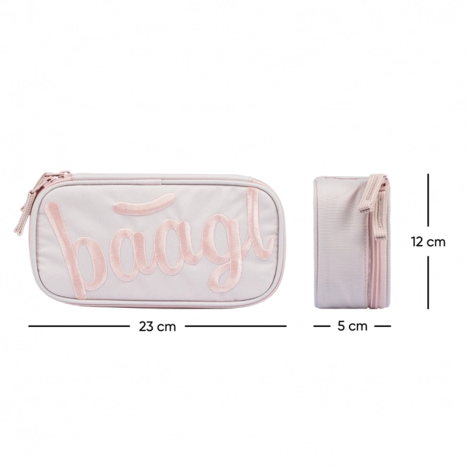 BAAGL 3 SET Core Creamy: rugzak, etui, zak