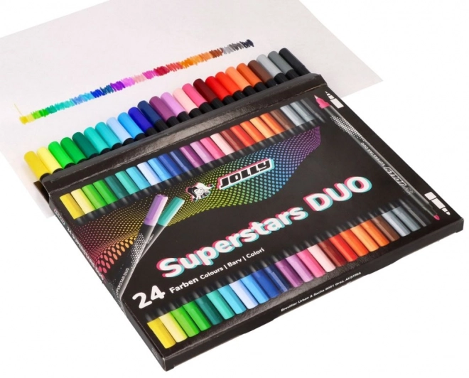 Dubbelzijdige markers Next Gen 24 kleuren