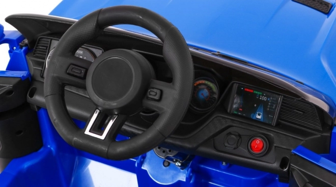 Blauwe elektrische kinderauto GT Sport met afstandsbediening