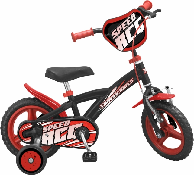 Kinderfiets TOIMSA Speed 12" zwart‑rood