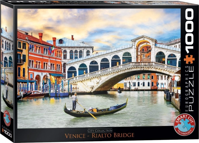 Puzzel Eurographics Rialtobrug, Venetië 1000 stukjes