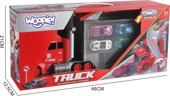 WOOPIE Set Takelwagen en Racebaan