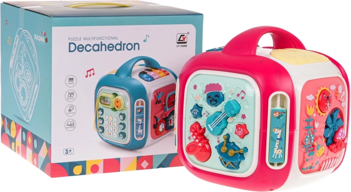 Interactieve educatieve box voor kinderen – Rood
