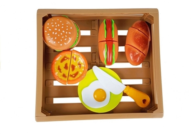 Set voor het Snijden van Burgers in een Doos