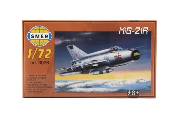 Realistisch model van vliegtuig MiG-21R in schaal 1:72