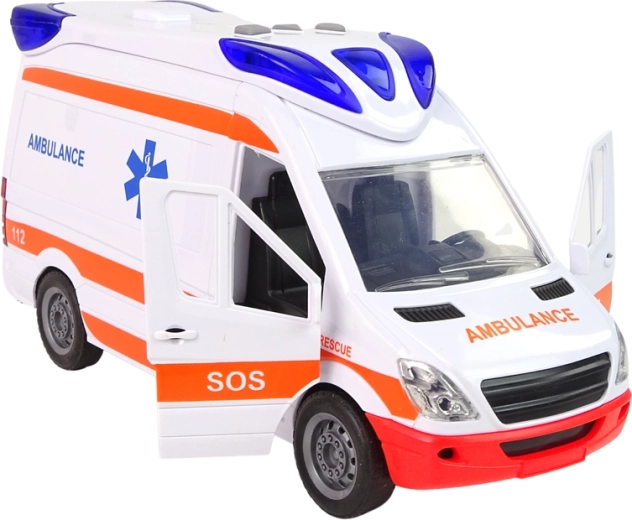 Lichten en geluiden zoals bij een echte ambulance