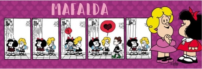Panoramische puzzel MAFALDA 1000 stukjes CLEMENTONI