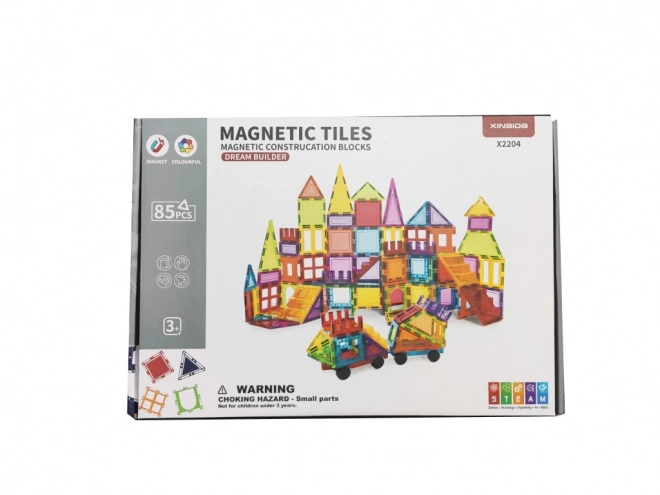 Magnetische bouwset voor kinderen 85 stuks
