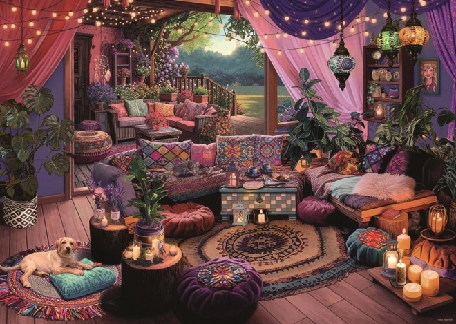 Ravensburger puzzel mijn gezellige boho toevluchtsoord