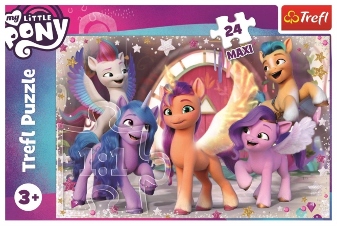 Puzzel Maxi 24 Plezier van Pony films
