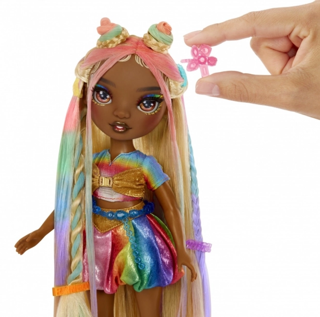 Rainbow High pop Meline met haarkrijt