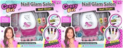 Nagelstudio met droger voor kinderen