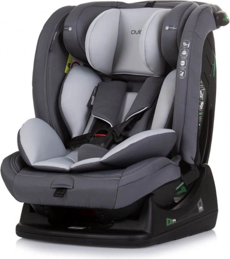 Autostoel Chipolino Aviato i-Size, ash grey