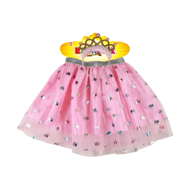 Kinderkostuum tutu rok prinses met haarband
