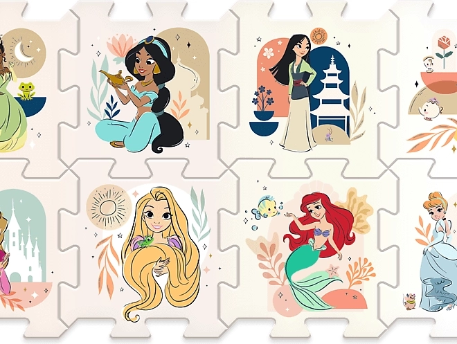Schuimpuzzel Disney prinsessen