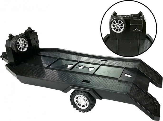 Autotransporter met oprijplaten