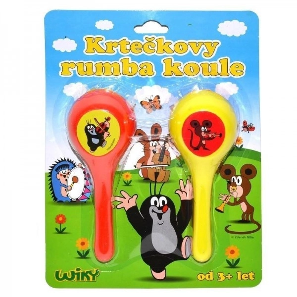 Krteček rumba ballen 2 stuks