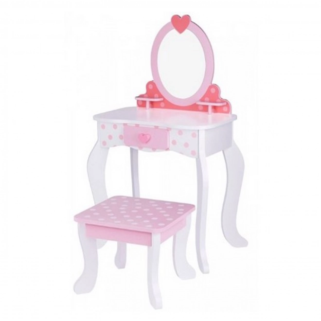 Houten kaptafel met krukje van Tooky Toy