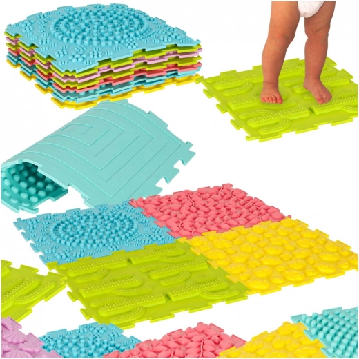 Sensorische puzzelschuimvellen Montessori voor voetmassage